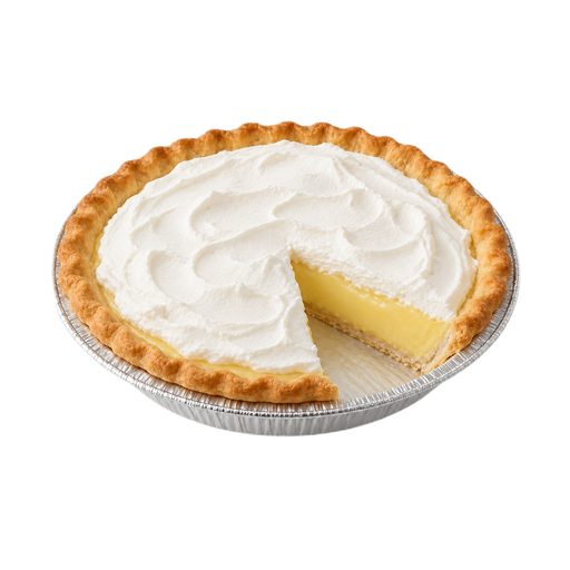 Illustration of Pie, vanilla cream, prepared from recipe