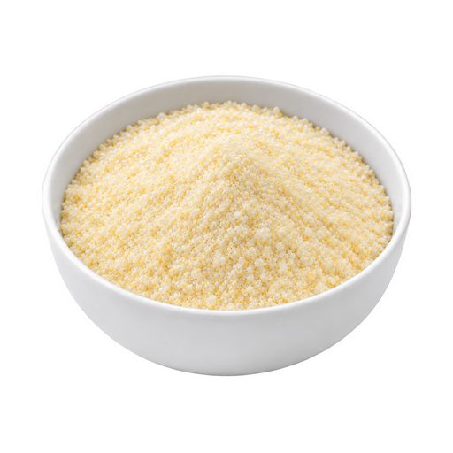 Ilustração de Cereal QUAKER, milho granulado (grits) instantâneo, sabor manteiga, seco