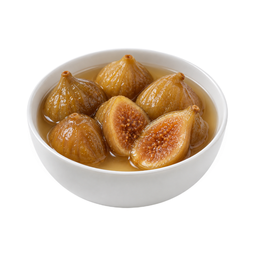 Illustration of Figs, canned, light syrup pack, solids and liquids