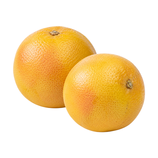 Illustration of Grapefruit, raw, pink and red and white, all areas