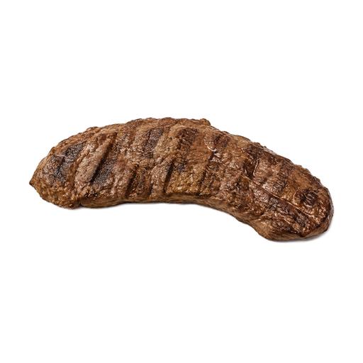 Ilustração de Carne bovina, bife da capa do miolo da costela (ribeye cap), sem osso, somente carne magra separável, aparada até 0 polegadas de gordura externa, classificação Choice, grelhada na grelha
