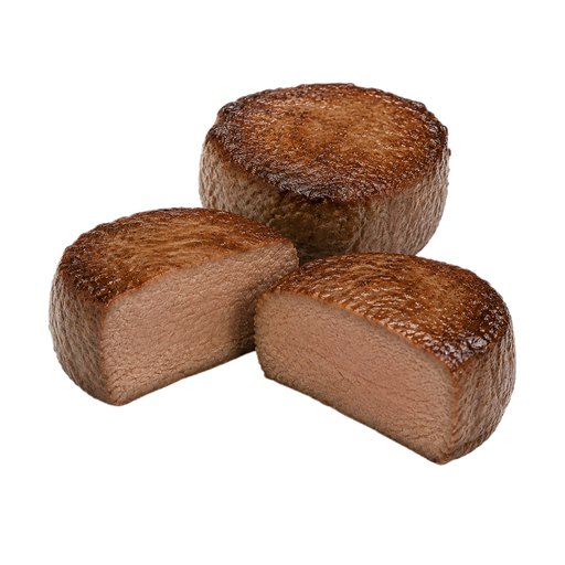 Ilustração de Carne bovina, da Nova Zelândia, importada, filé-mignon (tenderloin), carne magra e gordura separáveis, frita rapidamente