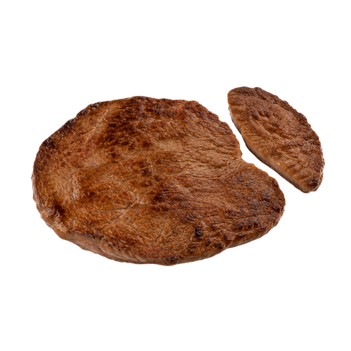 Ilustración de Carne de res, costillar, extremo menor (costillas 10-12), solo carne magra separable, recortada hasta 1/8 de pulgada de grasa externa, todas las categorías de calidad, asada bajo calor directo