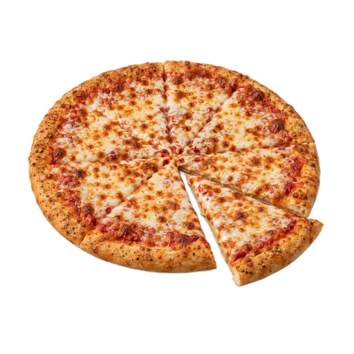 Ilustração de Pizza de queijo DOMINO'S de 14 polegadas, massa clássica aberta à mão