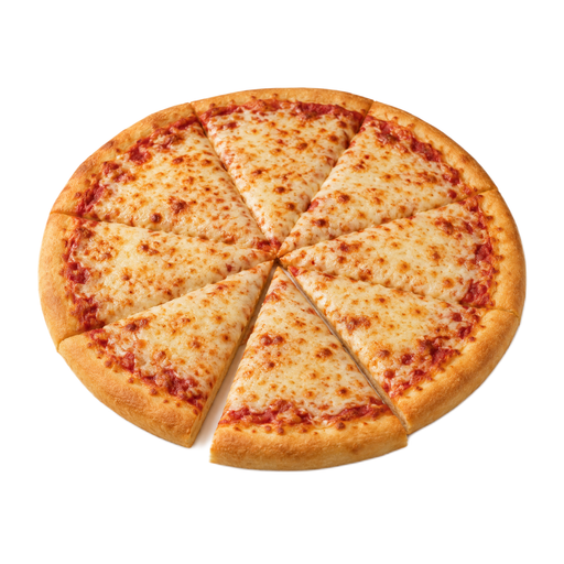 Illustration of PIZZA HUT 14" Cheese Pizza, Hand-Tossed Crust