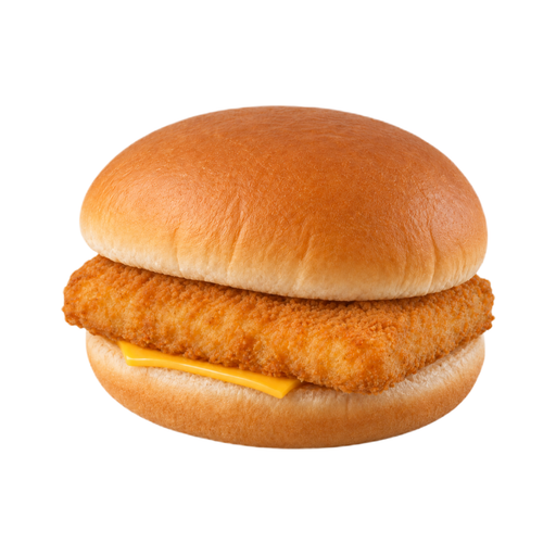 Illustration of McDONALD'S, FILET-O-FISH (without tartar sauce)