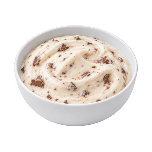 Illustration of Light Ice Cream, soft serve, blended with milk chocolate candies