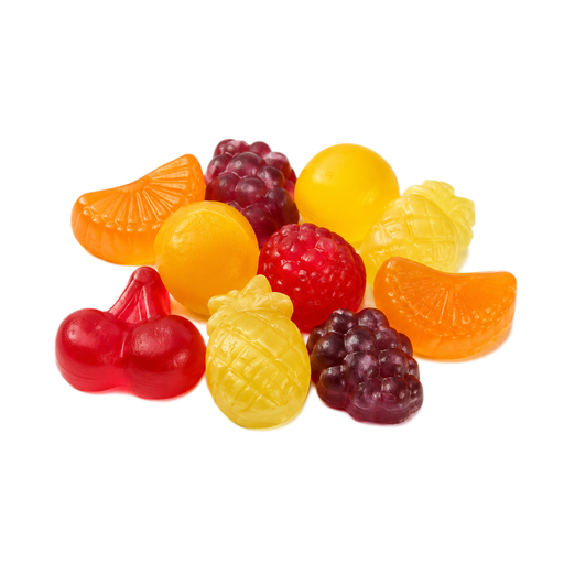 Ilustração de Alimento infantil, guloseimas de suco, mistura de frutas, para crianças pequenas