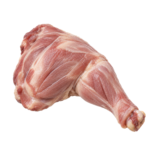 Ilustração de Frango de corte, perna, somente carne, cru
