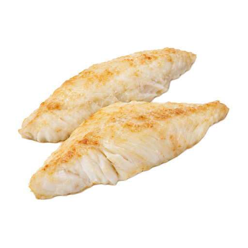Illustration of Fish, sea bass, mixed species, cooked, dry heat