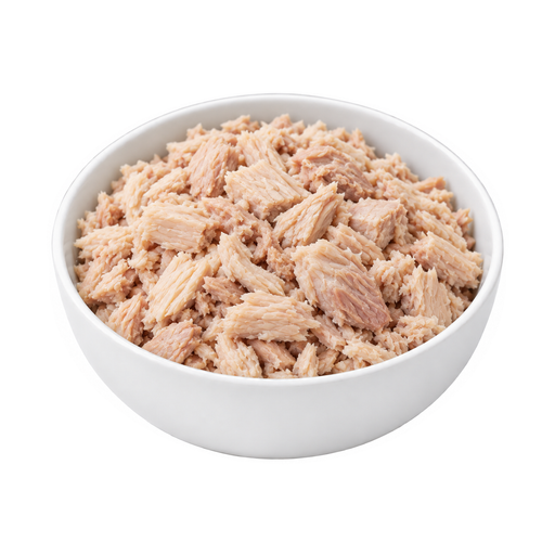 Illustration of Fish, tuna, light, canned in water, drained solids (Includes foods for USDA's Food Distribution Program)