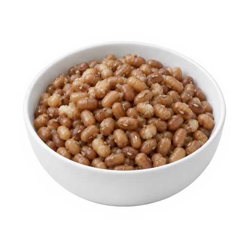 Illustration of Mothbeans, mature seeds, cooked, boiled, with salt