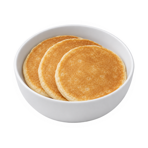 Illustration of Pancakes, gluten-free, frozen, ready-to-heat