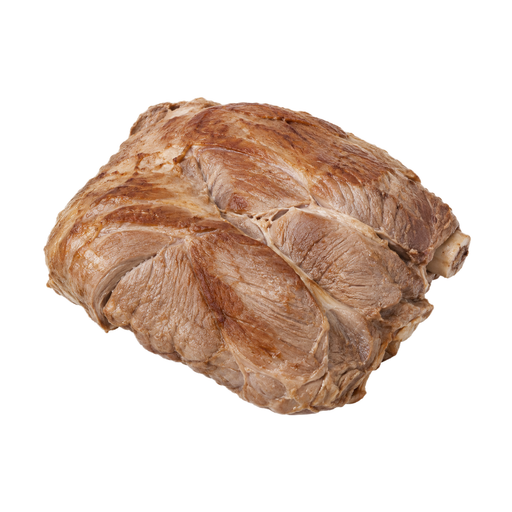Illustration of Lamb, shoulder, whole (arm and blade), separable lean only, trimmed to 1/4" fat, choice, cooked, braised