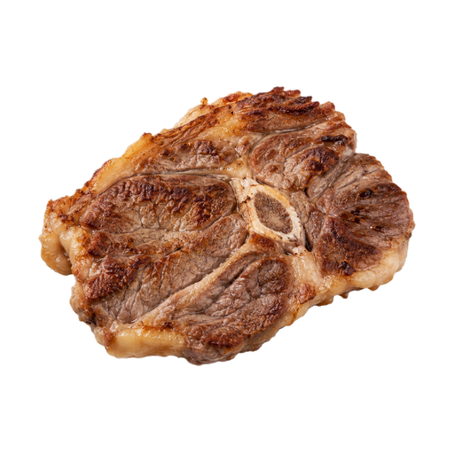 Illustration of Lamb, shoulder, arm, separable lean and fat, trimmed to 1/4" fat, choice, cooked, broiled