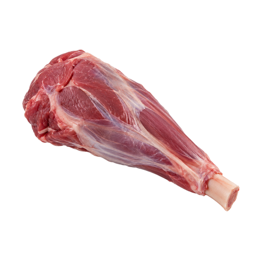 Illustration of Lamb, New Zealand, imported, fore-shank, separable lean only, raw