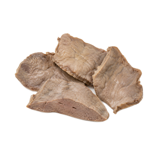 Illustration of Lamb, variety meats and by-products, lungs, cooked, braised