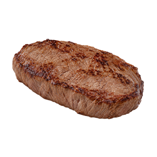 Illustration of Game meat, deer, top round, separable lean only, 1" steak, cooked, broiled