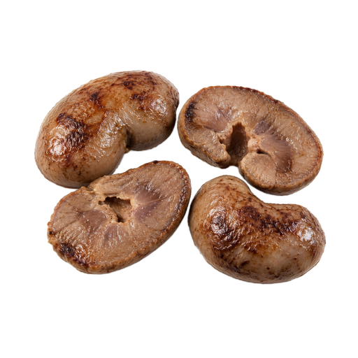 Illustration of Lamb, New Zealand, imported, kidney, cooked, soaked and fried