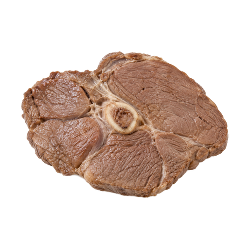 Illustration of Lamb, New Zealand, imported, square-cut shoulder chops, separable lean only, cooked, braised