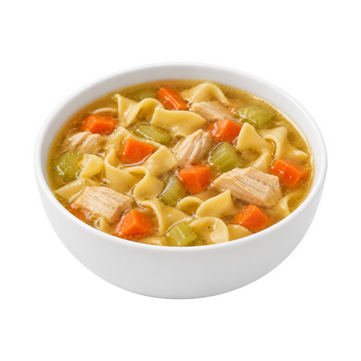Ilustração de CAMPBELL'S CHUNKY, sopa clássica de frango com macarrão