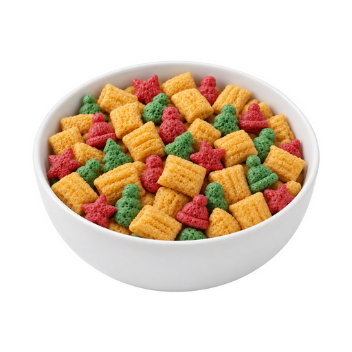Ilustración de Cereales listos para consumir, QUAKER, Christmas Crunch