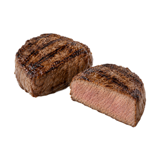 Ilustración de Carne de res, filete del corte top loin, sin hueso, solo carne magra separable, recortada hasta 1/8 de pulgada de grasa externa, todas las categorías de calidad, asada a la parrilla