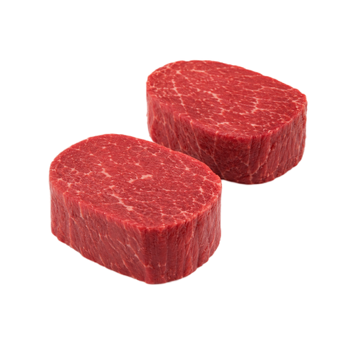 Ilustración de Carne de res, ojo de costilla (ribeye), pieza pequeña para asar o filete, sin hueso, solo carne magra separable, recortada hasta 0 pulgadas de grasa externa, categoría Select, cruda