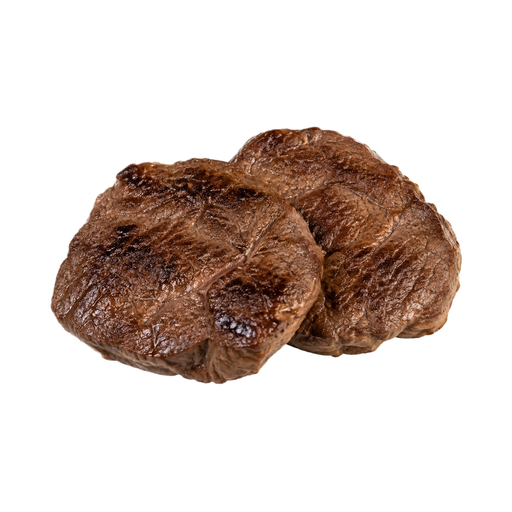 Ilustração de Carne bovina, da Nova Zelândia, importada, miolo da alcatra, carne magra e gordura separáveis, frita rapidamente