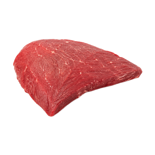 Ilustración de Carne de res, parte inferior de la cadera (bottom sirloin), punta de cadera (tri-tip) para asar, solo carne magra separable, recortada hasta 0 pulgadas de grasa externa, categoría Choice, cruda