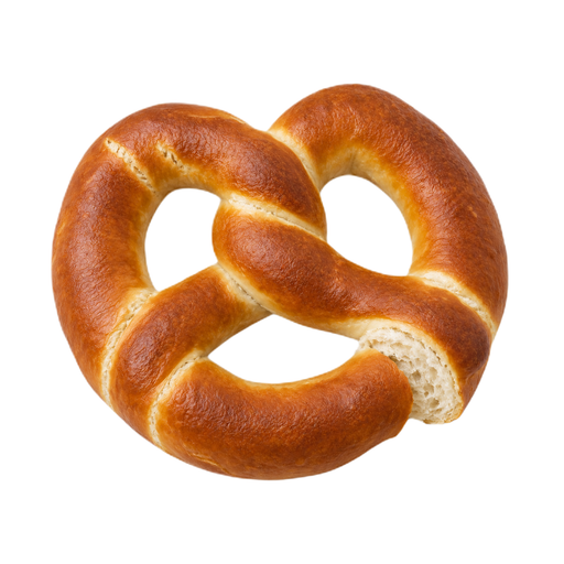 Illustration of Pretzels, soft, unsalted