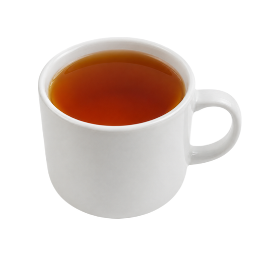 Ilustração de Bebidas, chá preto, em infusão, preparado com água da torneira, descafeinado