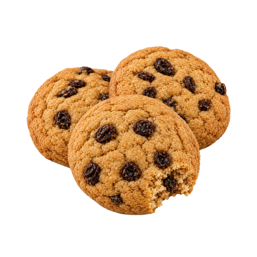 Ilustración de Galletas de pasas, blandas