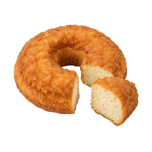 Ilustração de Donuts tipo bolo, simples (inclui sem açúcar na superfície e estilo tradicional)