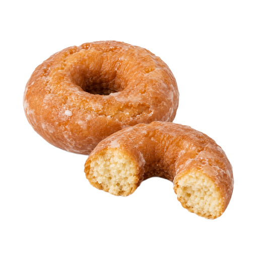 Ilustração de Donuts tipo bolo, simples, açucarados ou glaceados