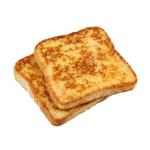 Illustration of French toast, prepared from recipe, made with low fat (2%) milk