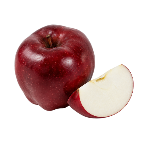 Ilustração de Maçãs Red Delicious, com casca, cruas