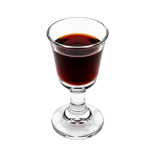 Ilustração de Bebida alcoólica, licor de café, 53 proof