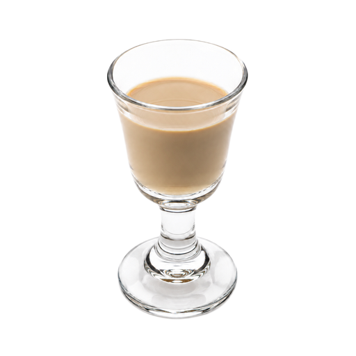 Ilustração de Bebida alcoólica, licor de café com creme, 34 proof