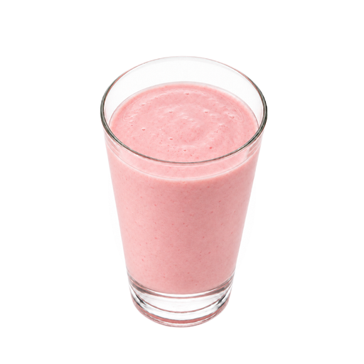 Ilustração de Bebidas, milk-shake, de fast-food, morango
