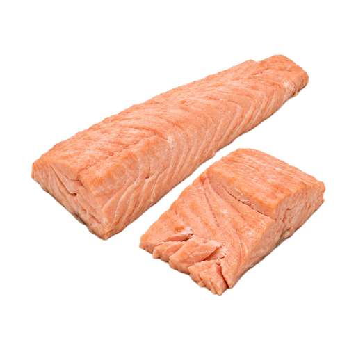 Illustration of Fish, salmon, coho, wild, cooked, moist heat