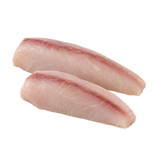 Illustration of Fish, yellowtail, mixed species, raw