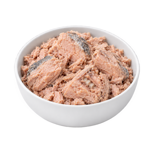 Illustration of Fish, salmon, pink, canned, drained solids