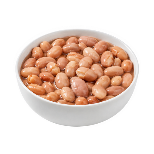 Ilustração de Feijão-borlotti (romano), sementes maduras, cozido em água, com sal