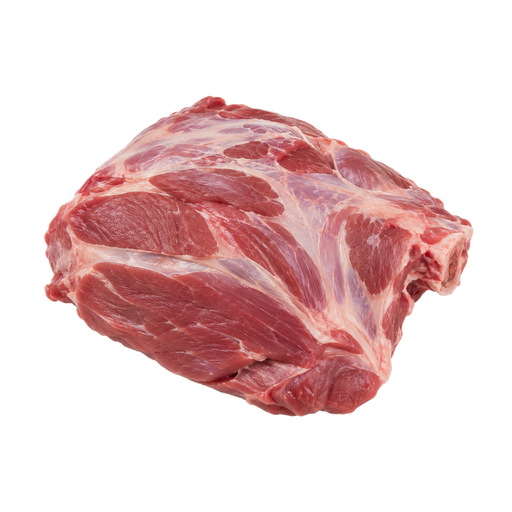 Illustration of Lamb, New Zealand, imported, square-cut shoulder, separable lean only, raw