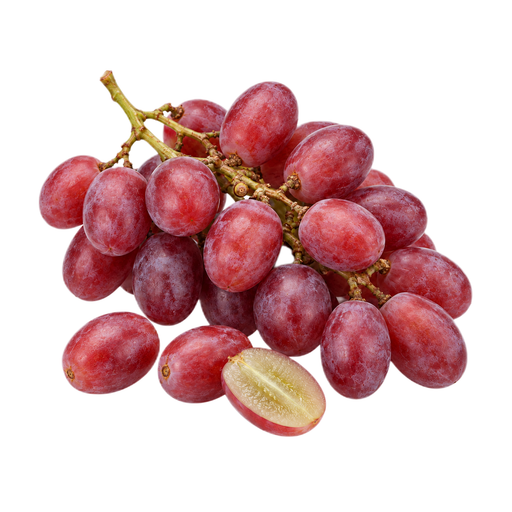 Illustration of Grapes, red, seedless, raw