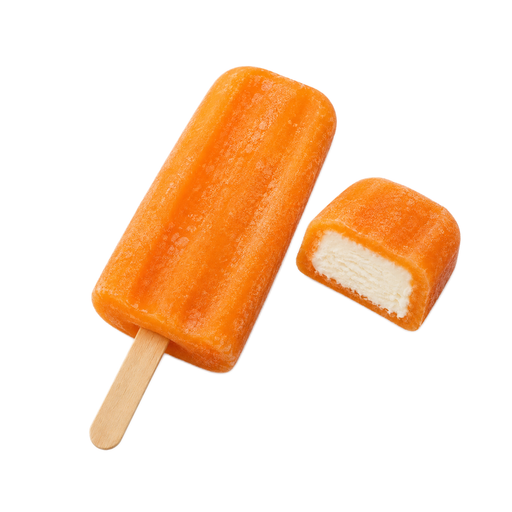 Ilustración de Polo de frutas con relleno cremoso (Creamsicle)