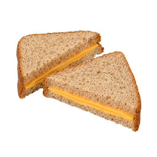 Ilustración de Sándwich de queso, queso cheddar, en pan de trigo