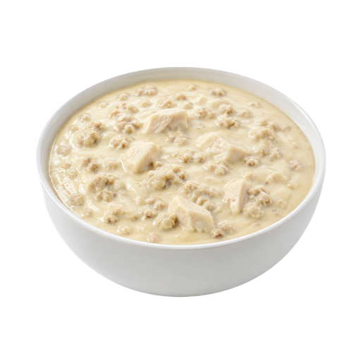 Illustration of Alfredo sauce with poultry