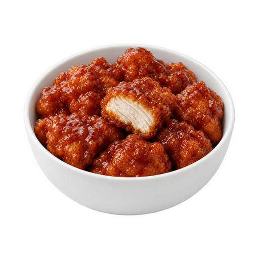 Ilustração de Frango, asas, sem osso, com molho picante, de outras origens